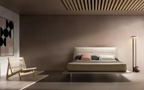 Moderní čalouněná postel Samoa JT