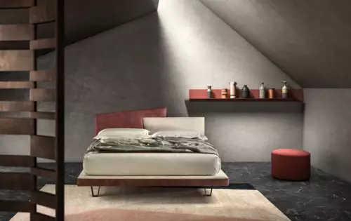 Moderní čalouněná postel Samoa Link